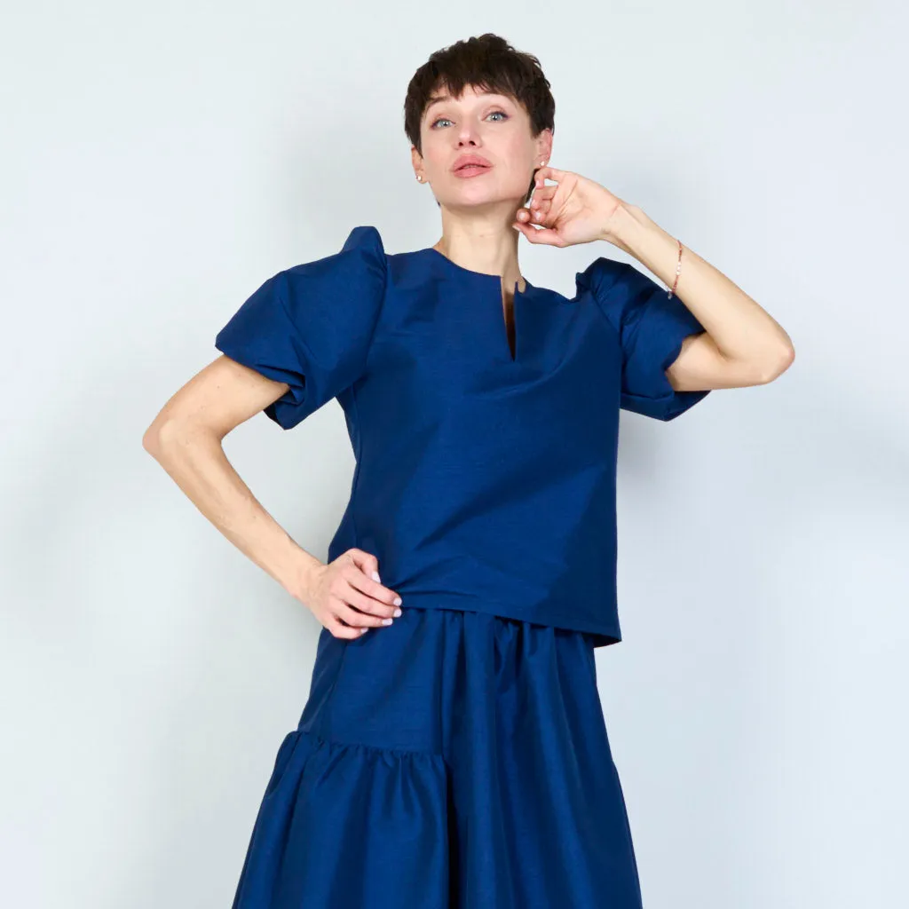 Poplin elegant blouse wholesale