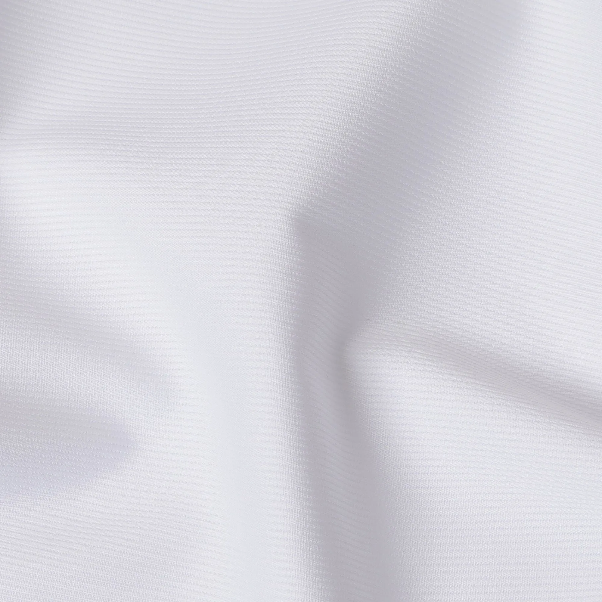 Pure White Swiss 100% Cotton Sateen Shirting Fabric - 150cm Wide, Silky Finish-D18891