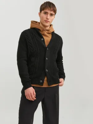 Shawl Neck Cardigan - Black