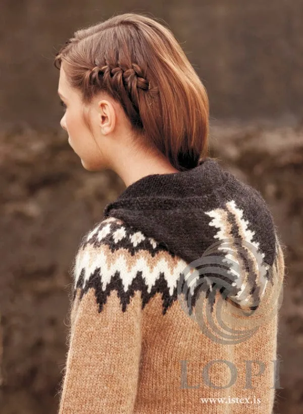 Sjöfn Brown Sweater - Knitting Kit