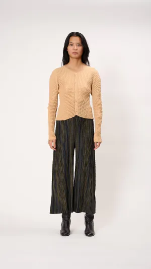 Spongy Bk-48 Cardigan in Silver Grass Beige