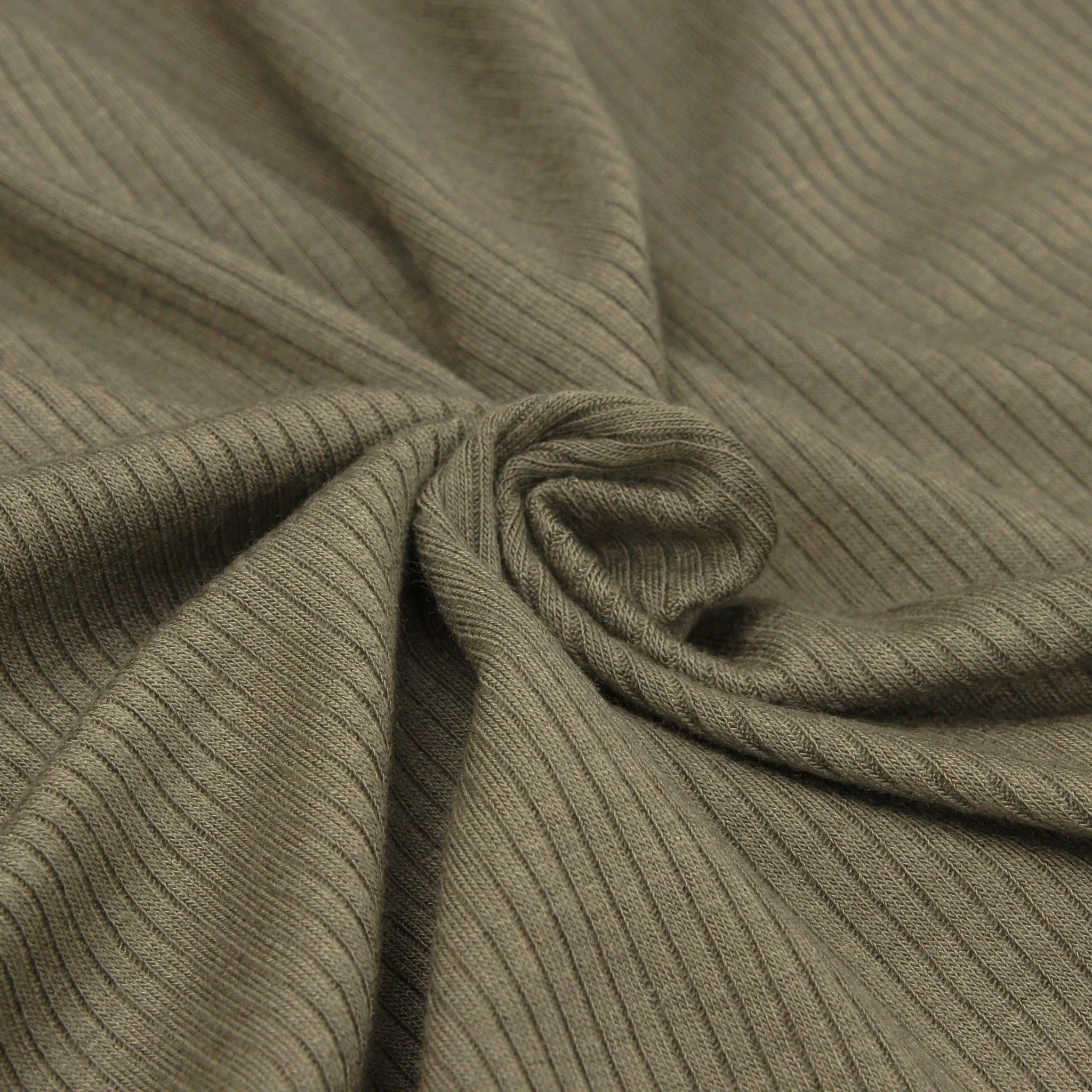 Tencel Modal Spandex Ribbed Knit - Sage Green