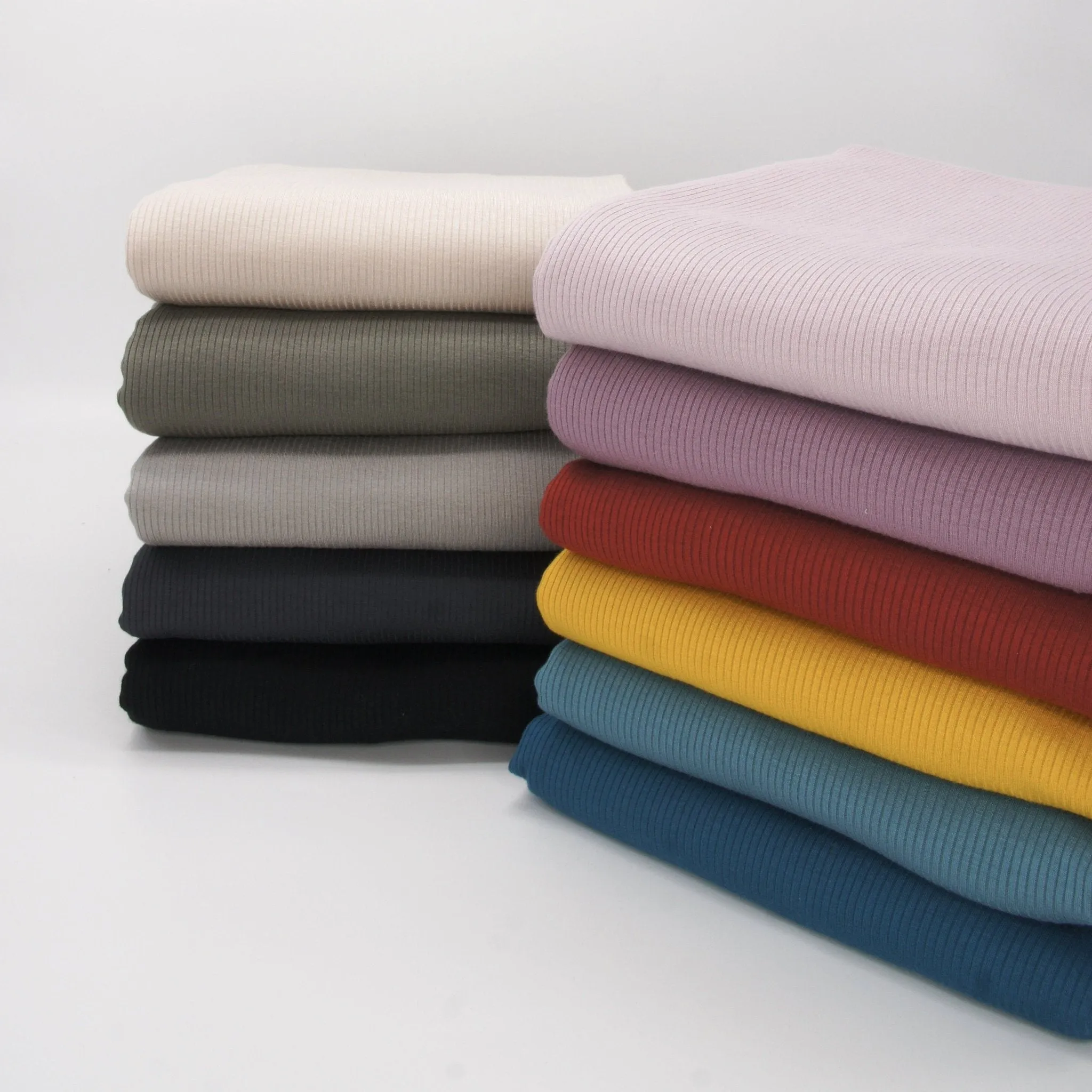 Tencel Modal Spandex Ribbed Knit - Sage Green