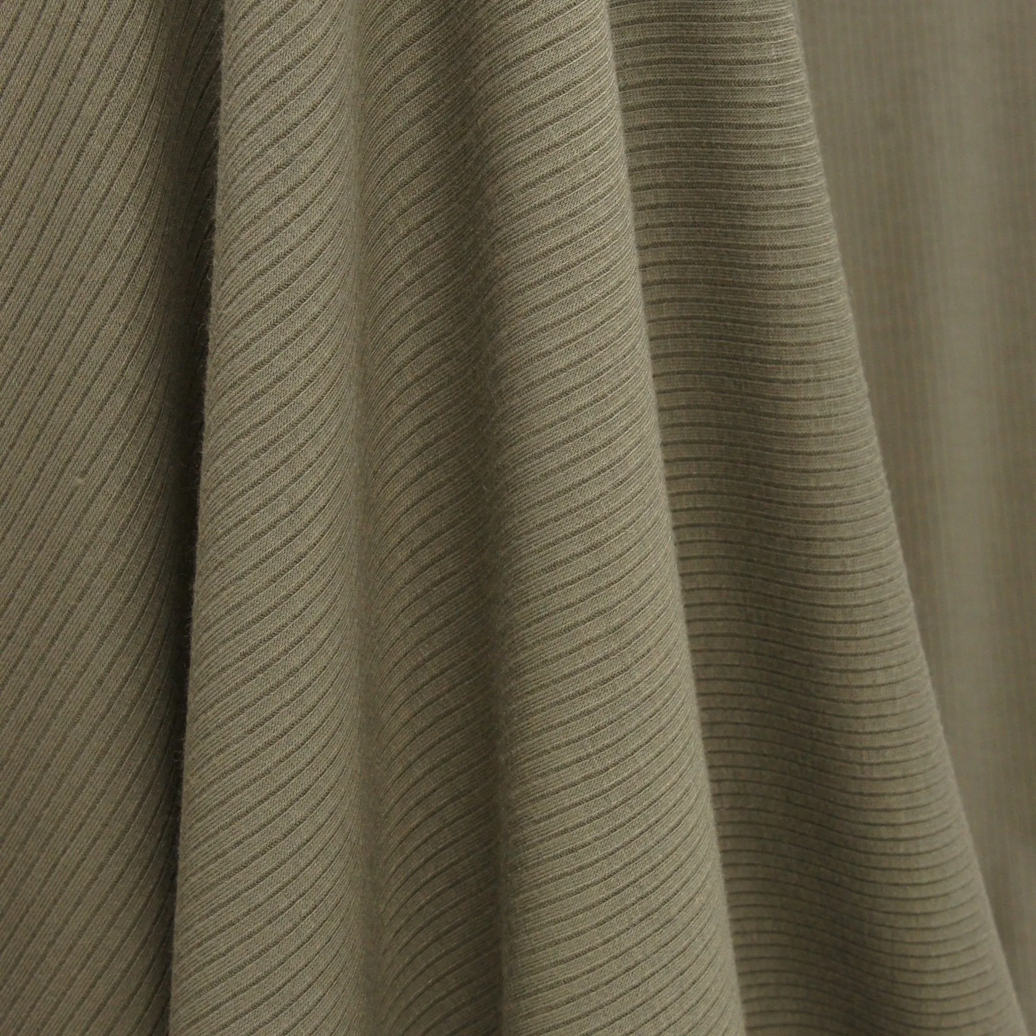 Tencel Modal Spandex Ribbed Knit - Sage Green