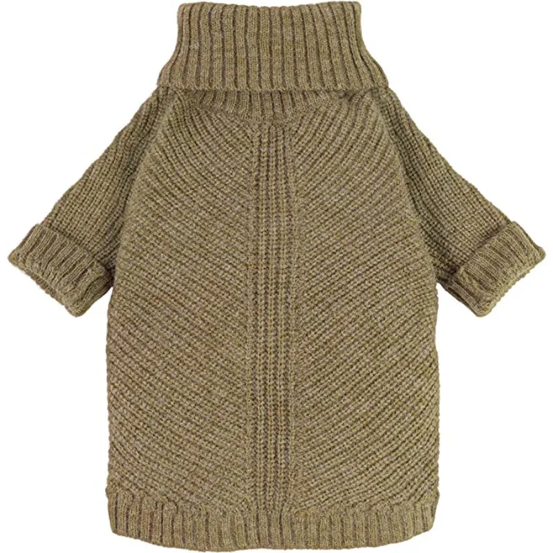 Thermal Knitted Dog Sweater Doggy Winter Coat Pet Clothes Doggie Turtleneck Jacket Puppy Outfits
