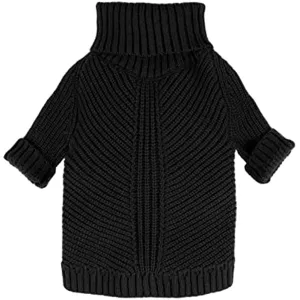 Thermal Knitted Dog Sweater Doggy Winter Coat Pet Clothes Doggie Turtleneck Jacket Puppy Outfits