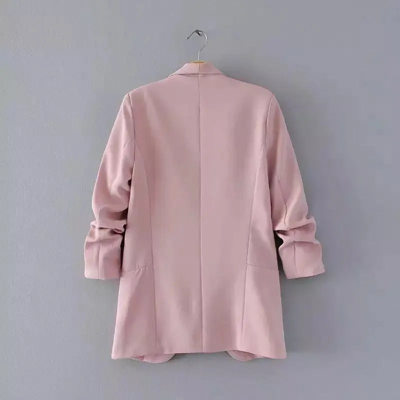Three Quarter Sleeve Regular Fit Formal Blazer