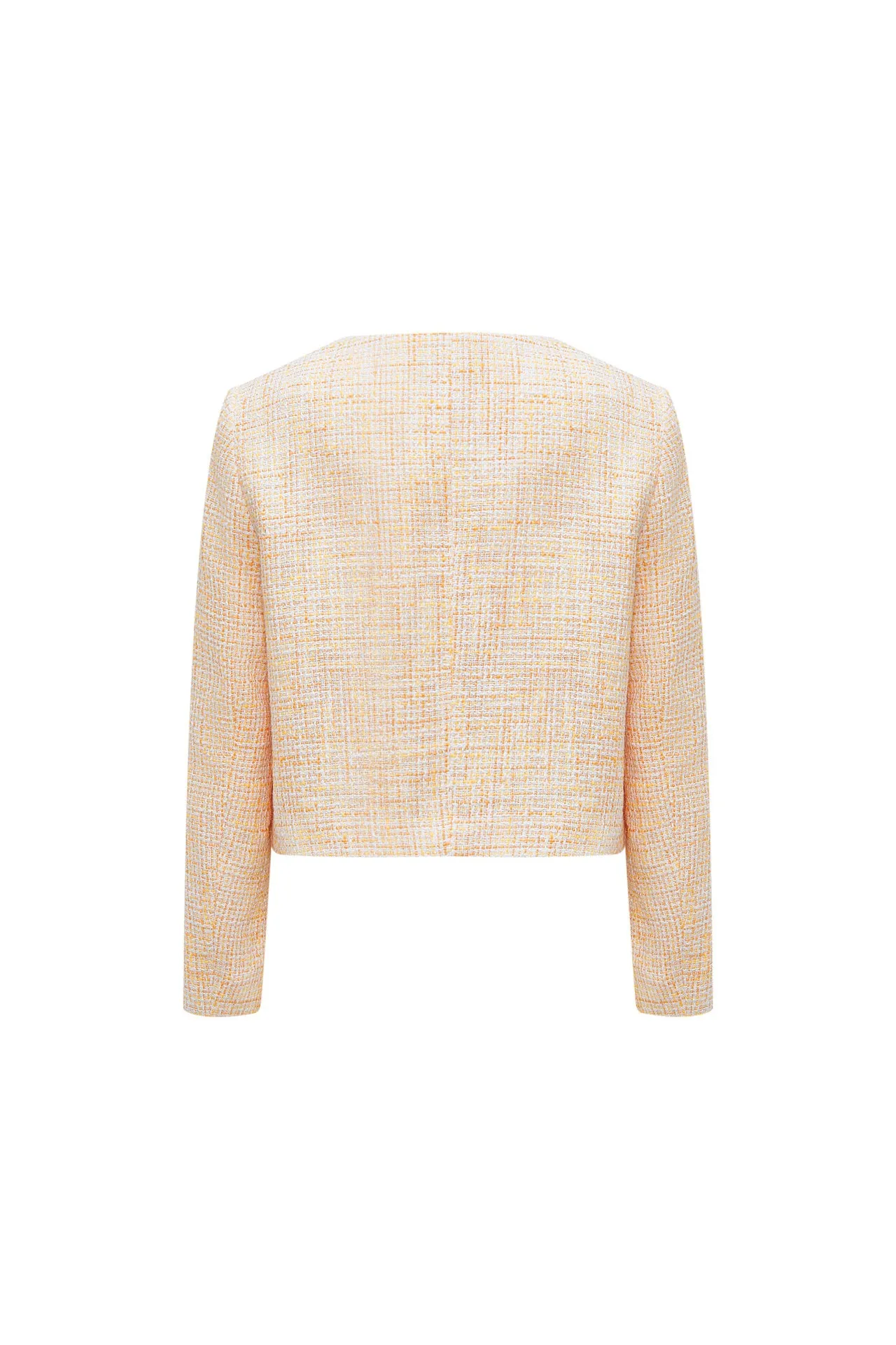Tweed Round Neck Jacket