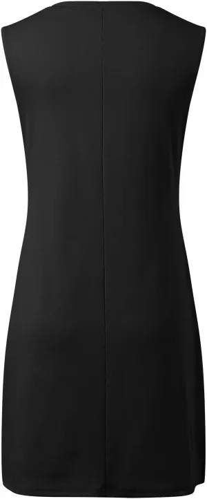 V-Neck Summer Casual Beach Dress for Women 2025 Vacation Women's Sleeveless Trendy Casual Sundress with Split