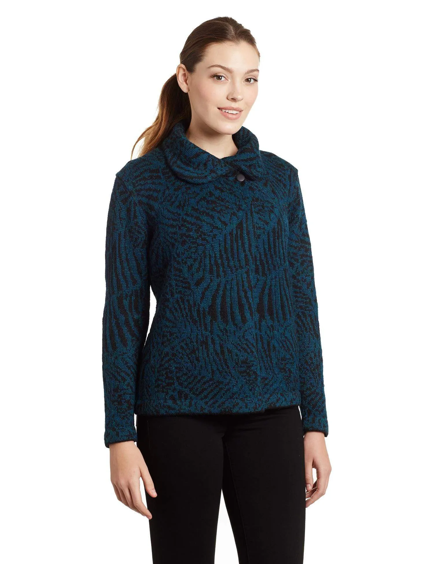 Vita Crossover Alpaca Wrap Cardigan for Women