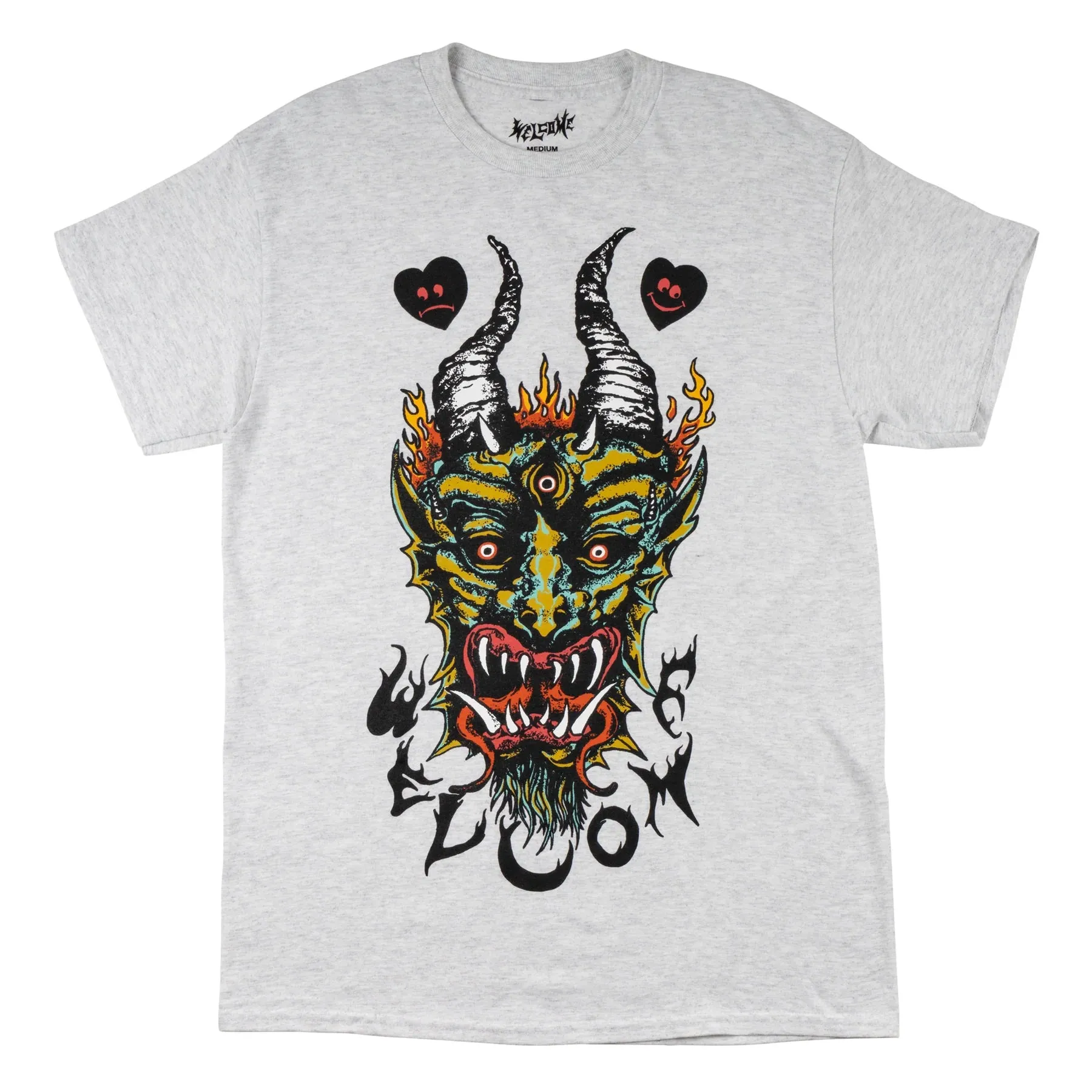 WELCOME LIGHT AND EASY TEE ASH HEATHER