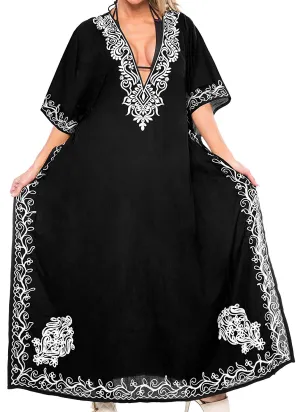 Women's Beach Designer Dress Rayon Swimwear Swimsuit Kimono Cover up Kaftan