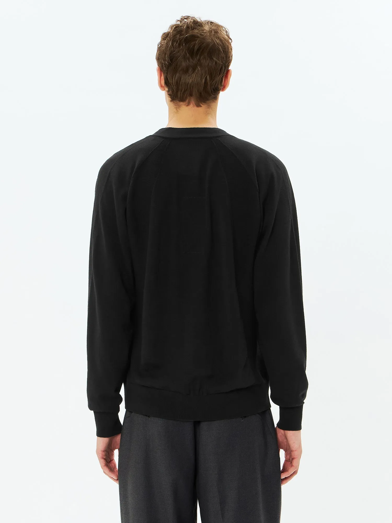 Wool x Brewed Protein Wholegarment Cardigan