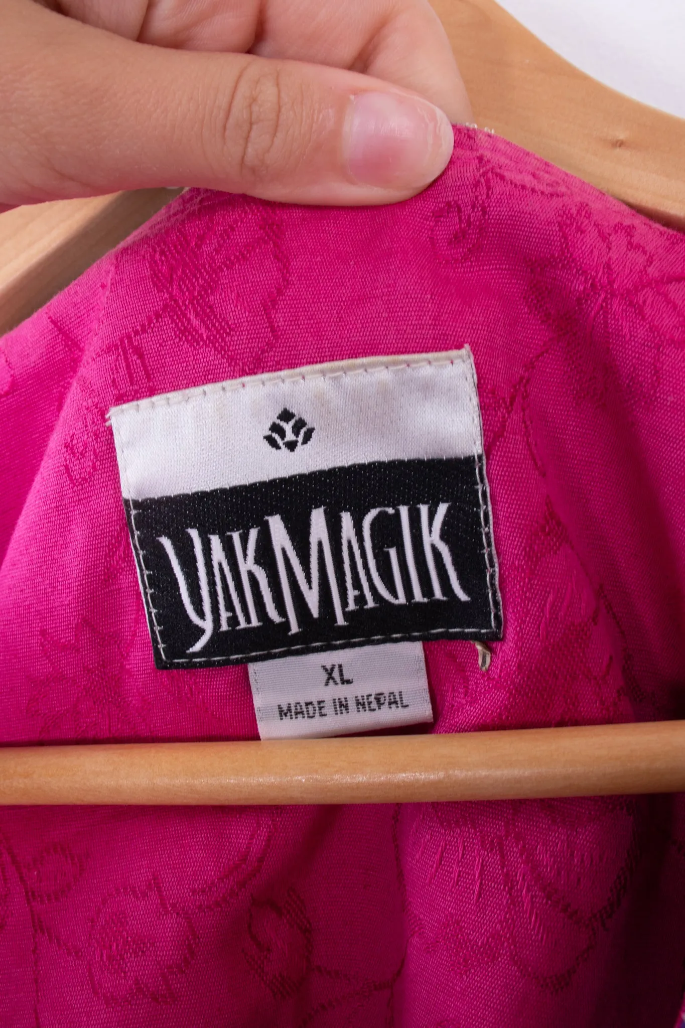 YakMagik Purple and Pink Textured Flowers Formal Jacket
